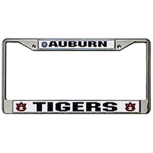 Cisco Independent Auburn Tigers License Plate Frame Chrome 9474638257